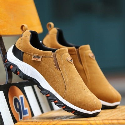 W&W Mode | Slip-On Sneaker für Herren mit elastischen Einsätzen – Komfort und Bequemlichkeit für den täglichen Gebrauch