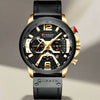 Gold Schwarz Uhr