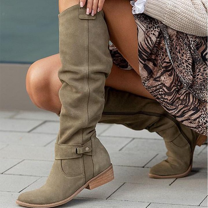 W&W Mode | Warme Wildlederstiefel - Kuschelig & Stylisch