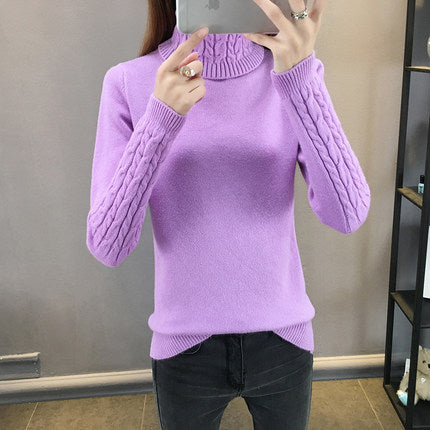 W&W Mode | Weicher Hochgeschlossener Pullover Mit Kaschmir Gefühl