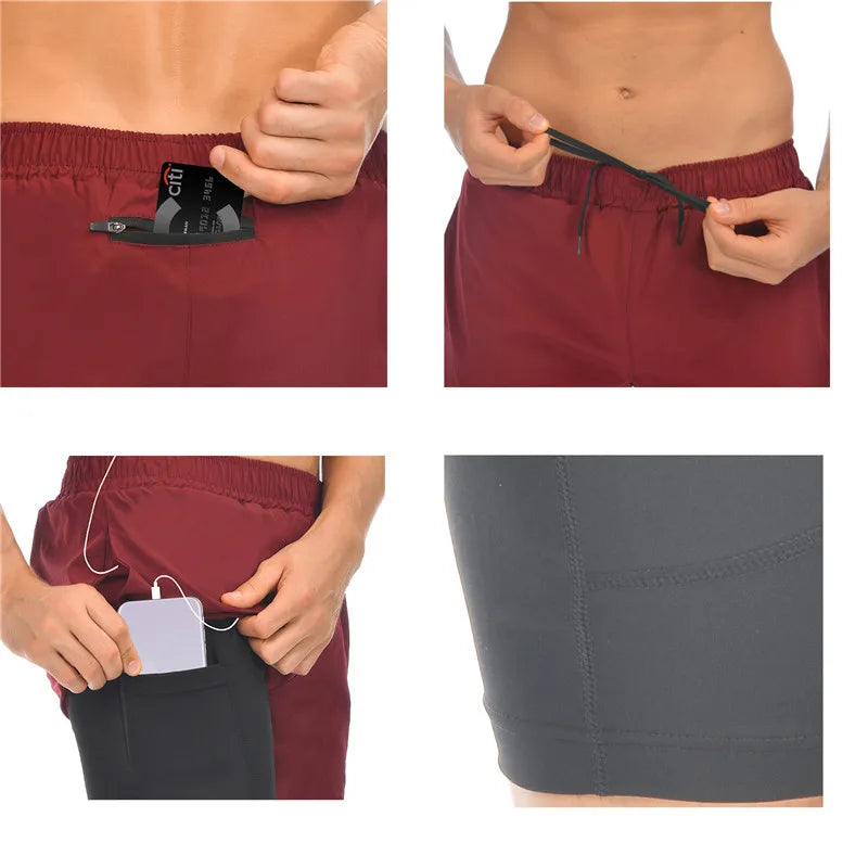 WW | 2 in 1 Laufshorts Mit Sicherer Tasche Leicht & Atmungsaktiv