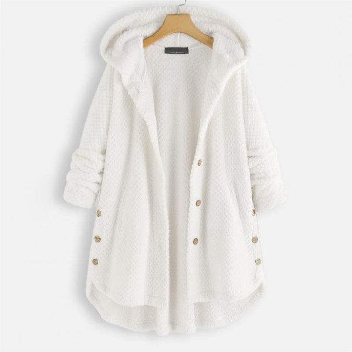 W&W Mode | Stylische, Superweiche Fleece-Kapuzenjacke