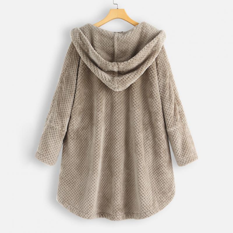 W&W Mode | Stylische, Superweiche Fleece-Kapuzenjacke