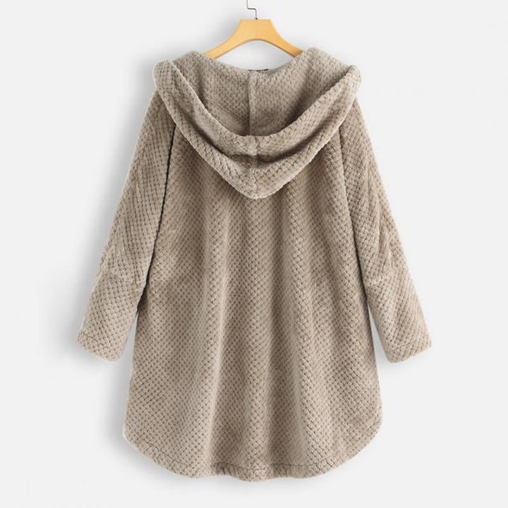 W&W Mode | Stylische, Superweiche Fleece-Kapuzenjacke