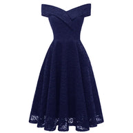 WW | Schulterfreies, Formelles Midikleid Mit Plissee