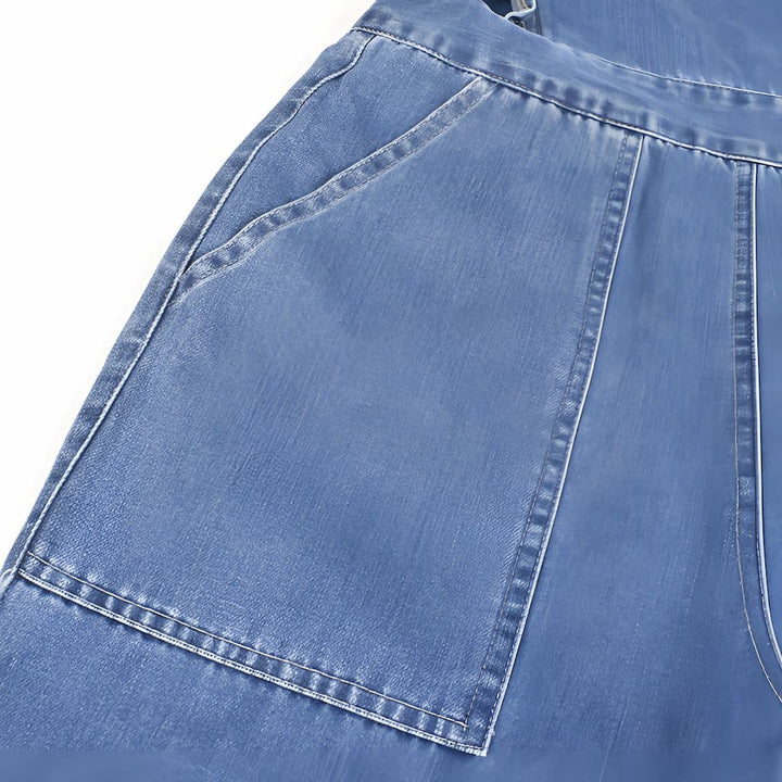 W&W Mode | Denim Jumpsuit mit Rüschen