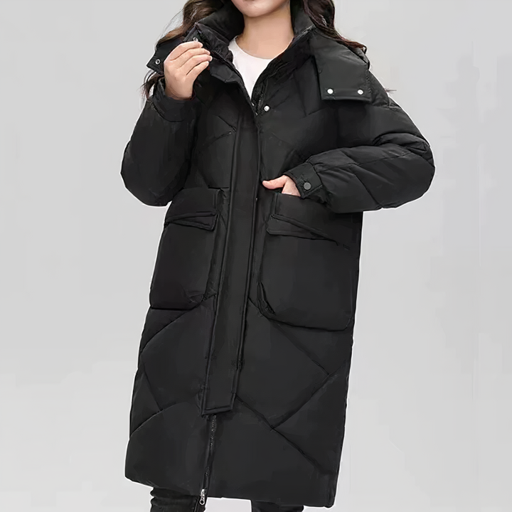 W&W Mode - Lange Daunenjacke