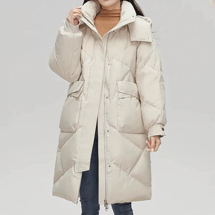 W&W Mode - Lange Daunenjacke