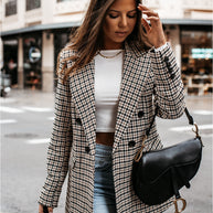 Karierter Blazer