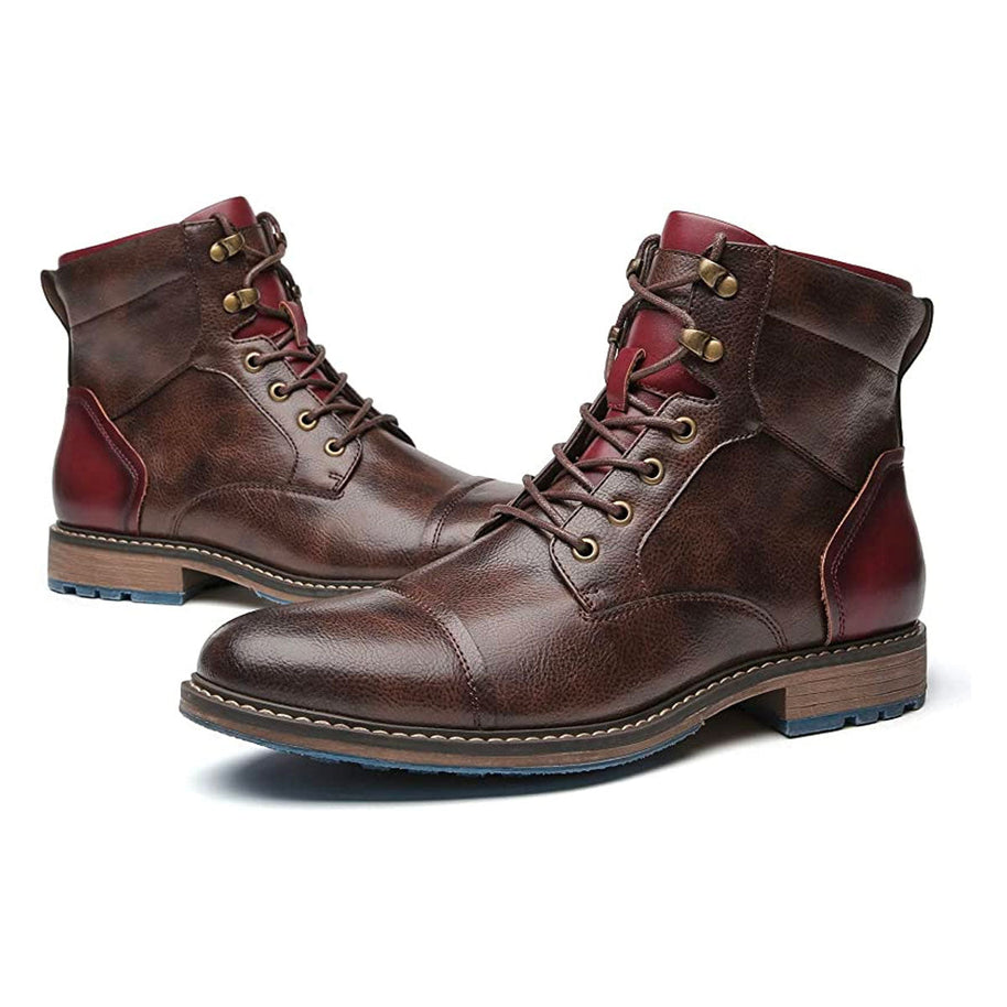 WW | Klassische Oxford Lederstiefel Für Herren