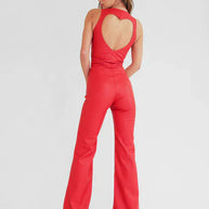 WW | Hollywood Herz Ausschnitt Bodycon Jumpsuit – Stilvoll und Figurschmeichelnd