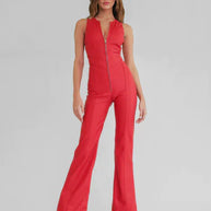 WW | Hollywood Herz Ausschnitt Bodycon Jumpsuit – Stilvoll und Figurschmeichelnd
