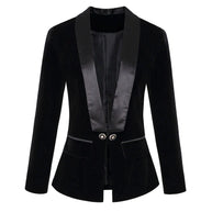 WW | Samt Blazer Damen