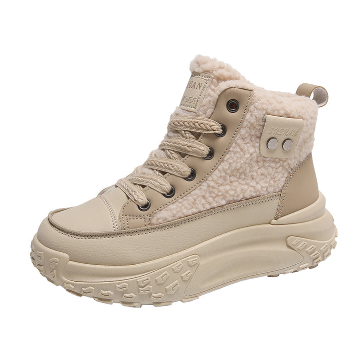 W&W Mode – Wasserdichte Plüsch-Stiefeletten