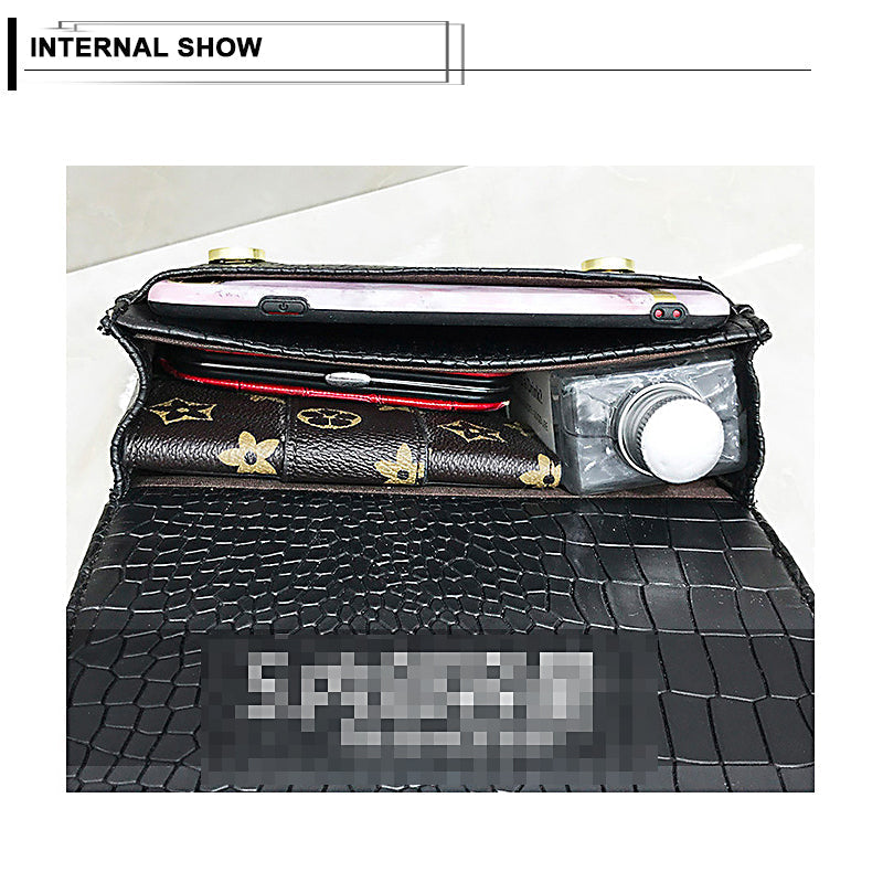 W&W Mode | Alligator-musterte lässige Bauchtasche