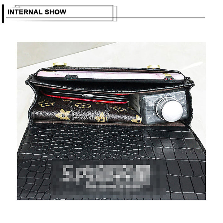 W&W Mode | Alligator-musterte lässige Bauchtasche