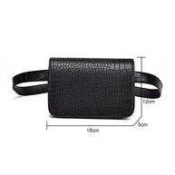 WW | Alligator-musterte lässige Bauchtasche
