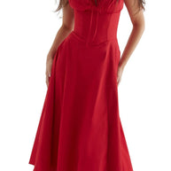 Blumiges Corsagenkleid