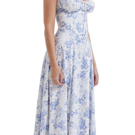Blumiges Corsagenkleid
