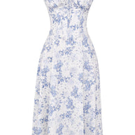 Blumiges Corsagenkleid