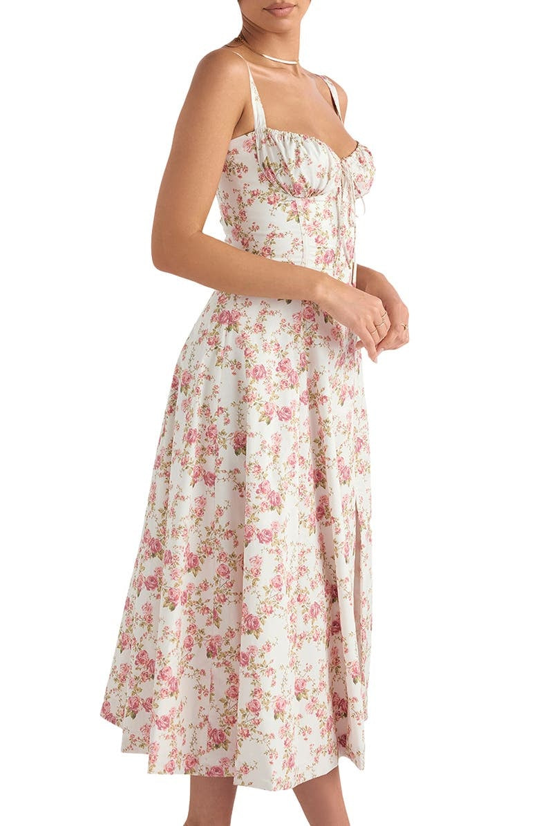 Blumiges Corsagenkleid