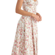 Blumiges Corsagenkleid