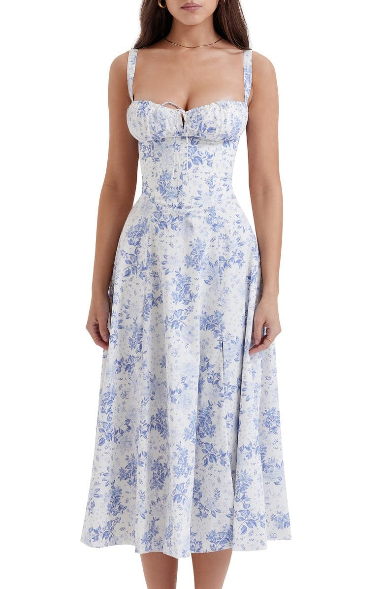 Blumiges Corsagenkleid