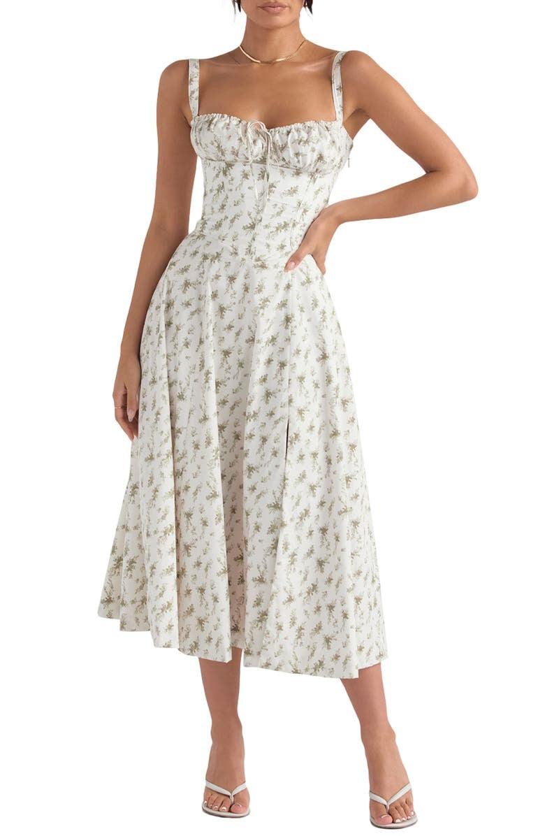 Blumiges Corsagenkleid
