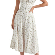Blumiges Corsagenkleid