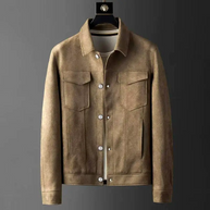 WW | Wildleder Jeansjacke, Stylisch & Zeitlos