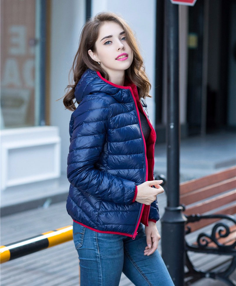 W&W Mode | Wendbare Ultra Leichte Daunenjacke