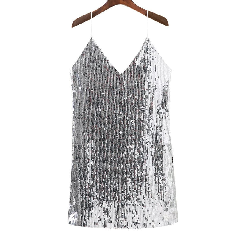 W&W Mode | Glitter Slip Kleid