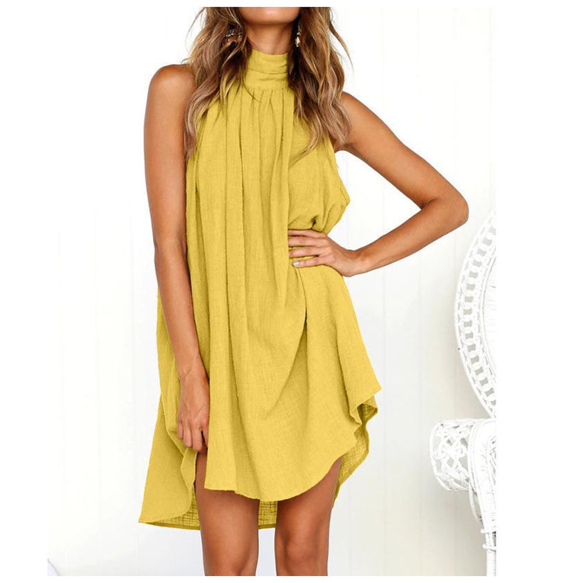 WW | Elegantes halblanges Sommerkleid