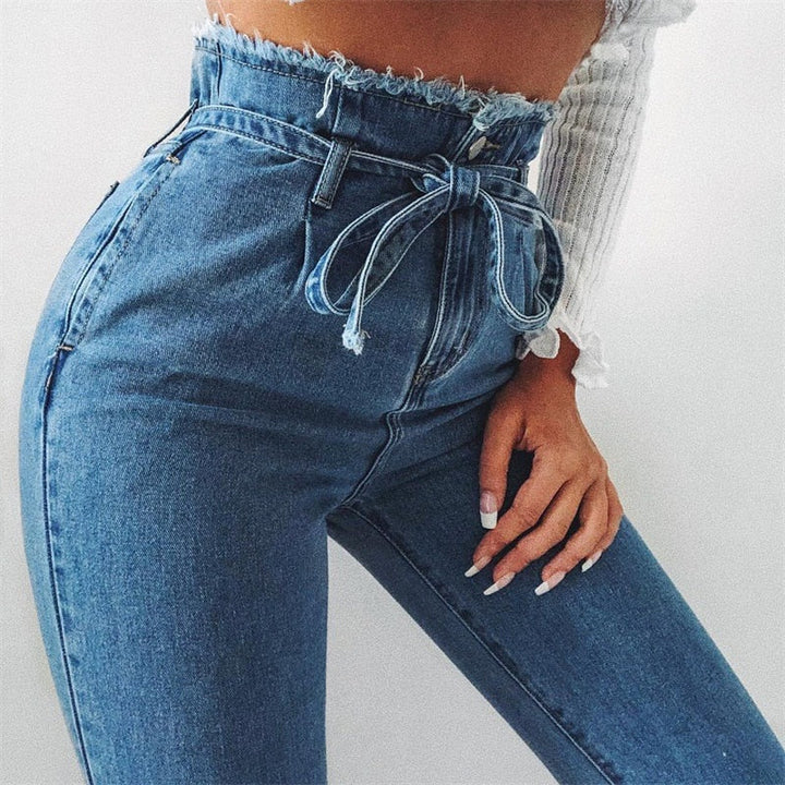 W&W Mode High-Waist Jeans | Figurbetonte Stretch-Jeans in Schwarz