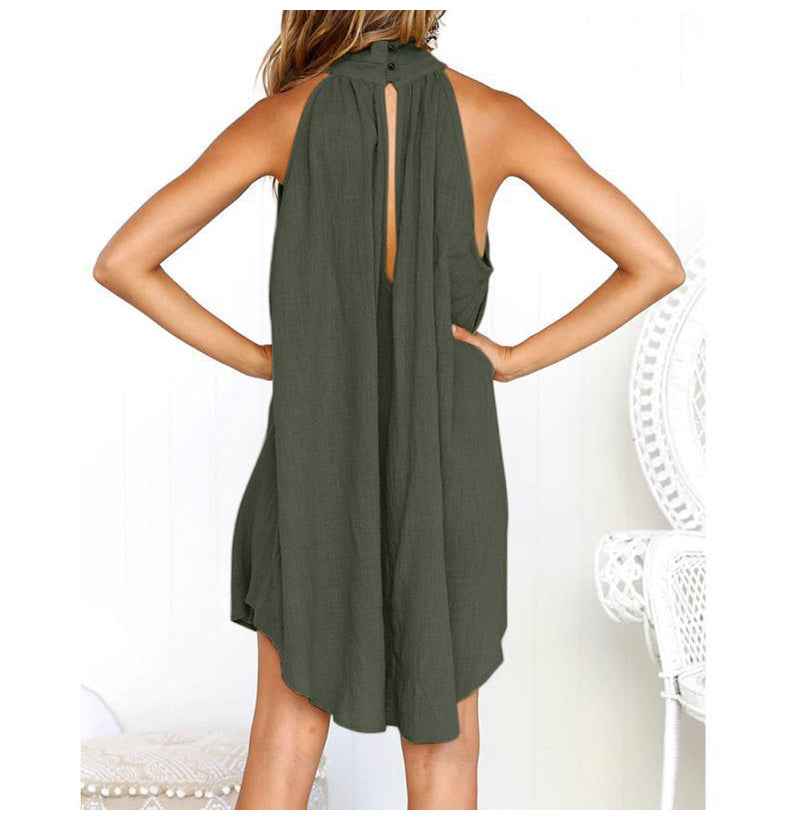WW | Elegantes halblanges Sommerkleid