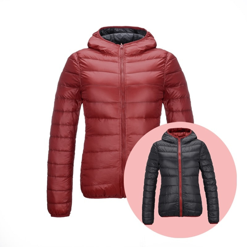 W&W Mode | Wendbare Ultra Leichte Daunenjacke