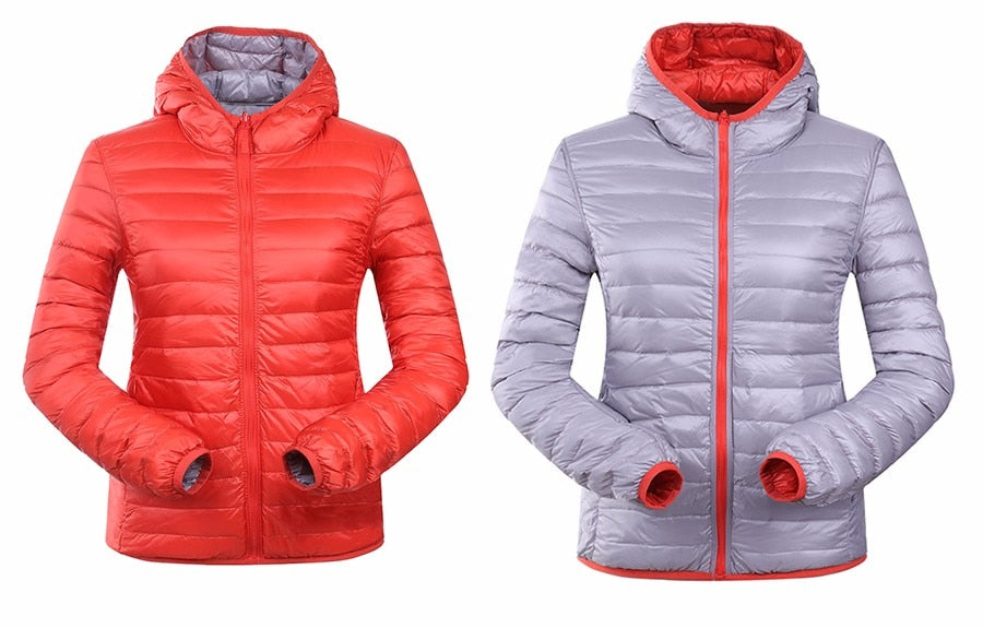 W&W Mode | Wendbare Ultra Leichte Daunenjacke