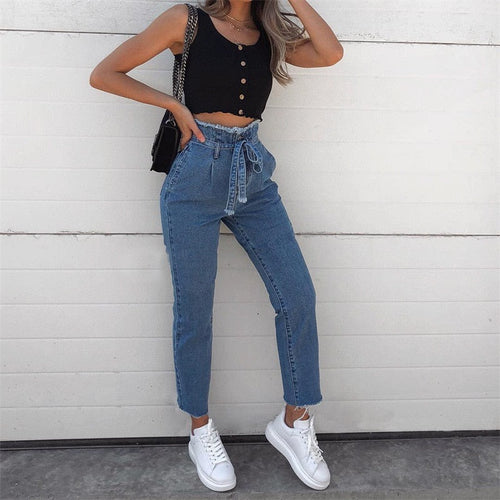 W&W Mode High-Waist Jeans | Figurbetonte Stretch-Jeans in Schwarz
