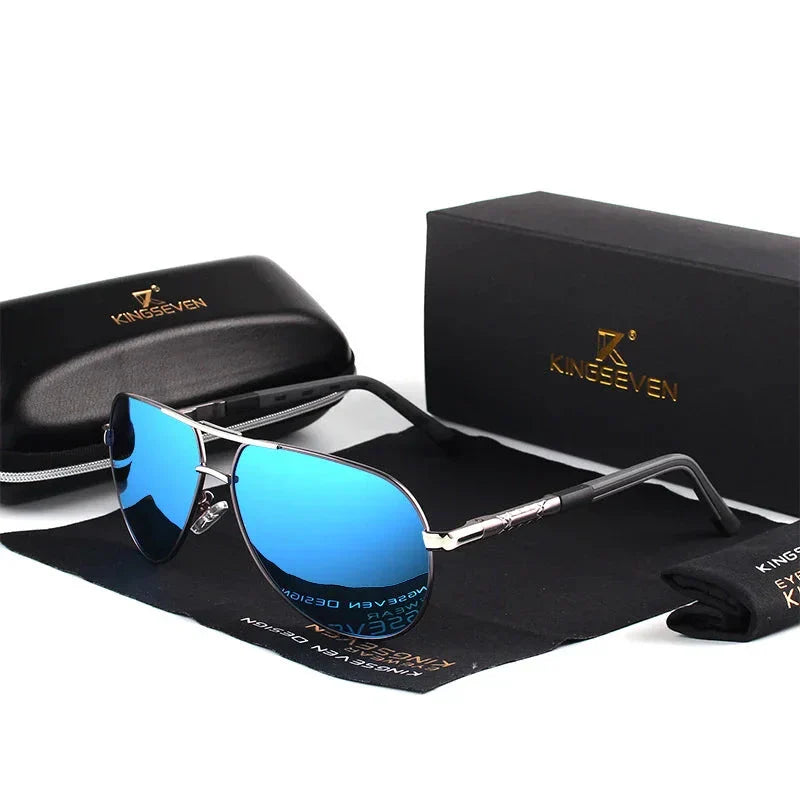 WW | Weinlese Aluminium Polarisierte Sonnenbrille Für Herren