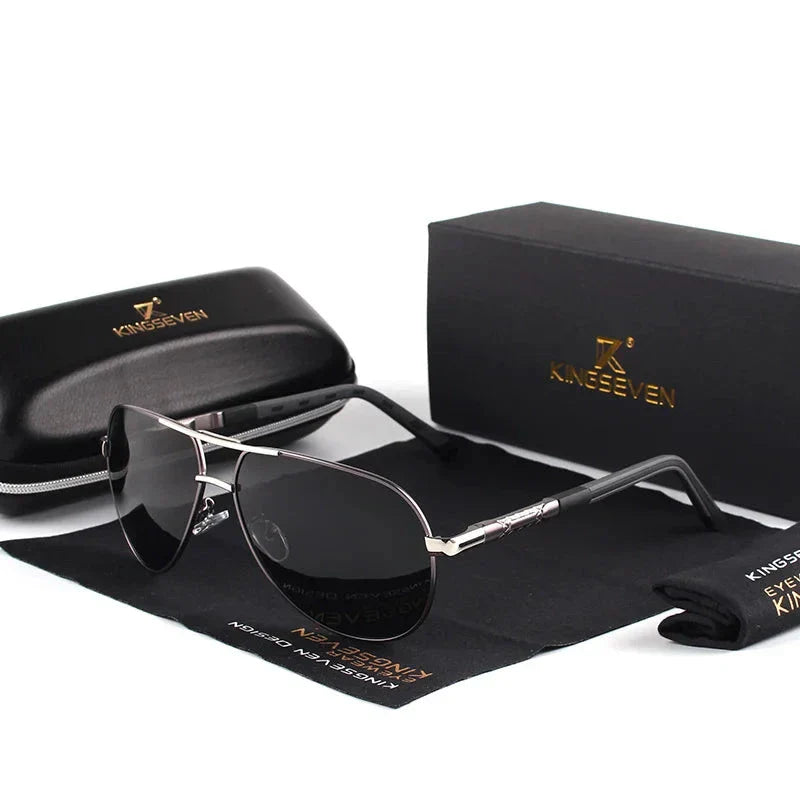 WW | Weinlese Aluminium Polarisierte Sonnenbrille Für Herren