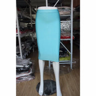 WW | Großhandel Frauen Sommer Mode Sexy Schwarz Blau Orange Rot Beige Bandage Rock Designer A-Linie Bleistiftrock Faldas 60Cm