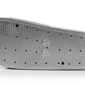 WW | Kristall Diamant Slides mit Besatz Sandalen