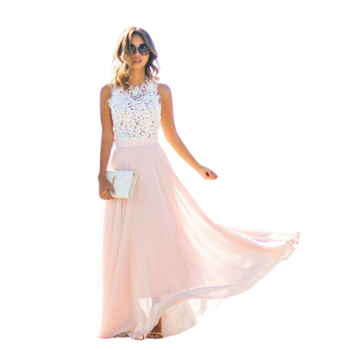 WW | Maxi-Spitzenkleid Im Brautstil Acorina