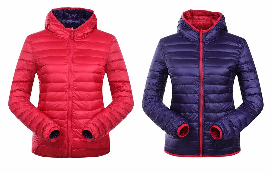 W&W Mode | Wendbare Ultra Leichte Daunenjacke