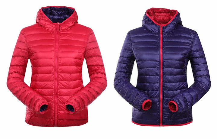 W&W Mode | Wendbare Ultra Leichte Daunenjacke