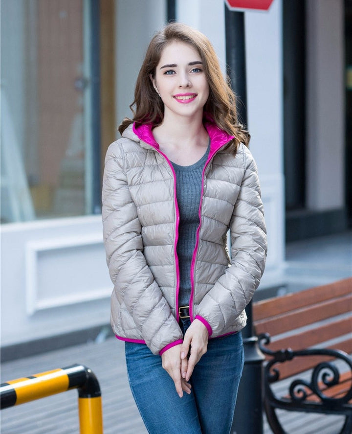 W&W Mode | Wendbare Ultra Leichte Daunenjacke