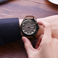 WW | Luxe Navigator Uhr Lederband