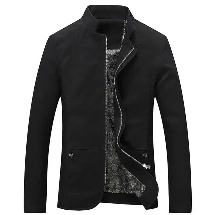 W&W Mode | Herren Ubergangsjacke Mit Seitentaschen