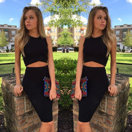 WW | Großhandel Frauen Sommer Mode Sexy Schwarz Blau Orange Rot Beige Bandage Rock Designer A-Linie Bleistiftrock Faldas 60Cm