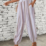 Stilvolle Hose mit Boho-Print